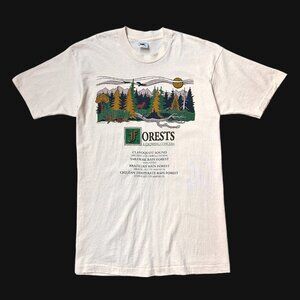 90s Vintage Forests T-shirt Single Stitch A Growing Concern Environment Nature.